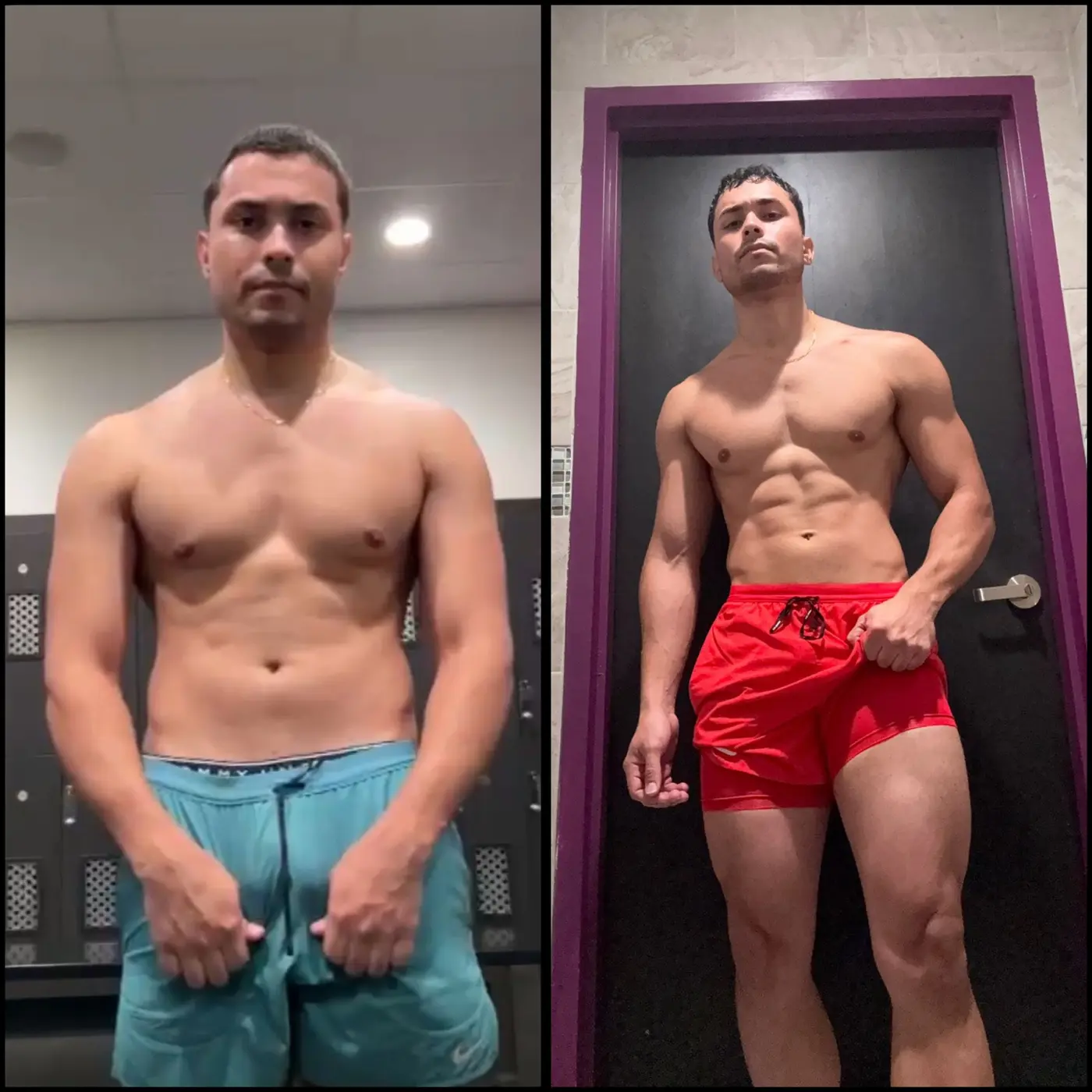 Transformación física de cliente de UPMOST COACHING, antes y después